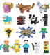 Gu Xin compatible with the Minecraft World Series Predator assembled doll building block toys single minifigure children's toys yellow 1585 slime
