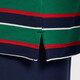 
Nike striped short-sleeved T-shirt in summer new sportswear loose casual breathable lapel POLO shirt top FN3897-410 blue and green stripes L