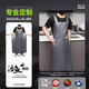 Huicai shirt beef tendon waterproof apron for aquatic products PU soft leather meal restaurant kitchen dishwashing fish butchering overalls apron SC plastic shoulder apron gray