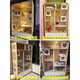 Cat cage with integrated toilet suitable for large and small kittens. Indoor household cat house with integrated toilet in solid wood cat villa. Length 150 width 60 height 180cm. Environmentally friendly and waterproof model. Delivered to home and installed.