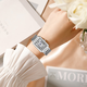 Audemars Pixar (IBSO) Watch Swiss Quality Watch Woard Woard Watan Watch Watch à la mode Fin Arfroofroproof Warm For Girlfriend Birthday Gift [Version Collector] Mouvement importé - visage blanc en cuir noir 9889