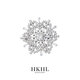 HKHL Rotatable Snowflake Brooch, High-end Women's Niche Design Corsage Pin, Suit Accessories, Girl's Birthday Gift, Rotatable Snowflake Brooch