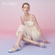 Joy / Peace Silver Wing Girl's Spring Nouvelle chaîne de strass talons Mary Jane Chaussures féminines J6621AQ4 Silver 36