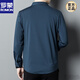 罗蒙（ROMON）喜爸爸装参加结婚宴礼服公公长袖衬衫衣服薄款男士春秋季高端贵士 BJ6627红色 175/XL
