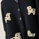 
Sichuan Shed Single Breast Knitted Sweater 2025 Autumn New Women's Fashion Simple Short Loose Top