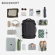 Bagsmart-Rucksack für den Reisebelder-Rucksack für Männer große Kapazität Multifunktionales Reisegeschäft und Business Casual School Bag Computertasche Frauen Klassiker Black (erweiterte Version 38L)