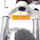 Desmontaje de lodo gigante/Fender delantero y trasero 27.5 Accesorios de impermeabilización de bicicleta de montaña ATX830/777/660 Ruedas traseras individuales (versión mejorada)