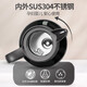 Thermal insulation pot for household large capacity 304 stainless steel inner liner long-acting insulation hot water bottle wedding dowry customization 9277 Universe Blue 2.1 liters, inside and outside 304 not 0ml