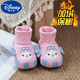Disney baby shoes autumn and winter style baby shoes soft sole toddler shoes and socks without heels 0-12 months infant socks shoes cow white (spring and autumn style) 1 piece average size inner length 10.5cm recommended 0-3 months
