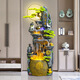 
DR-FLVVS Feng Shui Ornaments Flowing Water Huge Large Rockery Fountain Wheel Living Room Office Alpine Circulation Water Humidifier Open 9928 Small [111cm Height]