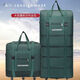 Juntong Travel Bag Large Capacity Extra Large Capacity Travel Bag Waterproof Oxford Cloth Suitcase 158 Air Carrier Small Universal 4 Wheels Dark Green Back Lock