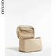Oysho cosmetics toiletry storage bag travel portable flip handbag 14084380 107 sand color