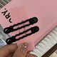 [Cute duckbill clip] Candy color metal hollow hair clip wavy hair breaking side bangs duckbill hair salon tool 10 - Multi-color random hair