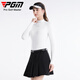 
PGM Golf Clothing Women's Ice Silk Sunscreen Base Shirt Top T-shirt Summer Sports YF677-White [Top] [Ice Silk] S