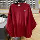 Nike Sweatshirt Damen Tops Herbst Warm Sporswear Mode runde Nackenjacke lässig runde Nackenpullover FV8444-677/Rot/Innere Terry XL