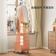 
Warm-hunting full-body mirror coat rack bedroom rotatable mobile dressing mirror clothes hanger integrated with dirty laundry basket dressing mirror [Cream white] storage basket + movable dressing mirror