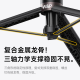 W&P 自拍杆伸缩三脚架云台防抖神器360度旋转直播落地多功能拍摄手持户外旅行便捷手机支架蓝牙遥控wp 【1.6米标准款黑】一体隐藏丨防抖不晃丨一键开合