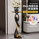Bingshimei Living Room Art Floor Decorations Light Luxury High-end Sofa Side Tables TV Cabinet Decorations Housewarming Gifts Dancing Life Floor Black Gold/Height 70cm