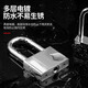 神域挂锁防水防锈门锁工具锁家用学校商铺锁防盗窗锁一把钥匙开多把锁 30mm短梁【独立】4把钥匙