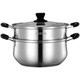 CLCEY304 stainless steel boiling bottle pot disinfection pot special boiling steam toy disinfector boiling panties 18cm (1 160ml bottle)
