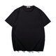 
Yuguan summer thin short-sleeved T-shirt for men's large size elastic loose fat man extra large size fat man plus fat plus size half-sleeved T-shirt space gray T1661 8XL