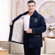 Suiyue Pajamas Hiver pour hommes épaissis épaissis en velours de coton à trois couches Coral Velvet Velvet Home Clothing Set pour les personnes d'âge moyen et les personnes âgées N9930 Café M Velvet de lait amélioré 3xl Code (165-195jin [Jin est égal à 0,5 kg]))