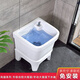 Mop pool balcony small ceramic wash mop pool mop pool household bathroom square automatic drain 49 cm Taiwan control one-button drain to prevent clogging