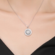 Yuan Shengfu's new PT950 fashionable eight-treasure compass platinum pendant, genuine platinum pendant with the word 