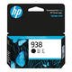 惠普（HP）938原装墨盒黑色 适用于hp OJ9110b 9120 9130 9720 9730打印机墨盒 938黑色（约1250页）