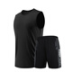Bright fitness clothes men's sports vest suit ice silk quick-drying clothing summer running basketball training sleeveless T-shirt equipment