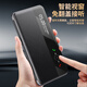 壳比匠华为Mate60Pro+手机壳免翻盖接听智能皮套一体支架头层真皮牛皮mate60rs非凡大师全包防摔保护套 mate60RS非凡大师【雅丹黑】