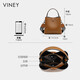 Viney bag women's bag cowhide bucket bag light luxury crossbody shoulder handbag birthday gift high-end gift to girlfriend and wife