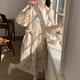 贝逸芙睡袍春秋款女纯棉纱布蜜桃夏季浴袍日式和服浴衣女款睡裙夏款睡衣 QKM672#兔子 XL