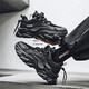 
Senma daddy shoes men's summer mesh 2025 new thick sole elevated sports breathable men's casual trendy shoes black 42