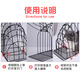 Washing cat cage, cat blow-drying cage, washing cat artifact, anti-scratch, blow-dry, cat bathing cage bag, fixed cat supplies, anti-scratch, washing cat cage, blue + long-handled brush L-suitable for 8-12 Jin Jin equals within 0.5 kg