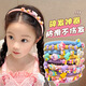 BARY REEF children's headband bangs broken hair artifact little girl Korean version fabric non-slip pressure hairpin girl hairband headwear blue cinnamon dog