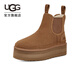 Ugg Herbst Frauen bequeme Feste Farbe Dicke alleinige Schneestiefel 1134526che Maroon 38