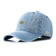 Mouth Piano New Denim Men's and Women's Baseball Cap Fashion Versatile Breathable Sun Hat Trendy Student Warm Casual Hat Dark Blue Adjustable