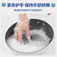 SHUANG YU disposable gloves 500 pieces food grade gloves leak-proof PE sanitary gloves thickened plastic transparent gloves