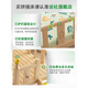 Fantasy solid wood bed with guardrail crib baby boy girl princess bed single bedside bed widened spliced large bed basic two-sided guardrail (no mattress) 150x50cm x frame structure x assembly