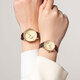 
Julius watch women's simple temperament new retro belt watch calendar quartz couple small round watch men's watch women's watch 1391 versatile brown [women's model]
