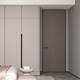 Aoduo aluminum wooden door modern fashion minimalist silent interior door room door bedroom door book series / set Yueying C version