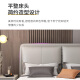 
Azusa House Bed Double Bed 1.8m 2m Simple Master Bed Large Bed Solid Wood Storage Bed Household Bed Leather Bed 7029#