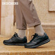 Skechers Fête Père cadeau Chaussures masculines Summer Business Confortable Chaussures décontractées Breatte Sole Sole Chaussures 77156