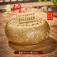 Fulanti brass ashtray household living room large high-end office car with cover anti-fly ash and anti-fall high-value ornaments Large dragon and phoenix treasure trove ashtray (about 695 grams)