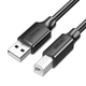 
Zhefan is suitable for DeskJet HP DJ4829 4825 4538 4929 4826 4827 4828 4926 4877 4975 4978 Printer data cable HP extension Black USB computer connection cable data cable/with shielded magnetic ring/