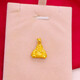 Mengpao Lao Phoenix Gold Store model Vietnamese sand gold pendant for women imitation 18K gold color gold-plated pendant bow single pendant solid Buddha