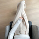 
Fashimu 2024 Autumn and Winter velvet thickened woolen wide-leg pants for 2024 small straight floor high-waisted casual pants for women 6636 gray velvet small one S Suggestion 91-102Jin [Jin equals 0.5 kg]