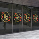 沃雅中秋国庆氛围布置十一国庆节装饰玻璃门贴纸店铺橱窗贴双节静电贴 VGQ1049J 小