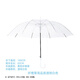 Disposable transparent white umbrella
